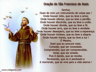 OraÃ§Ã£o de SÃ£o Francisco de Asis