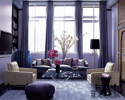 Mauve Living Room