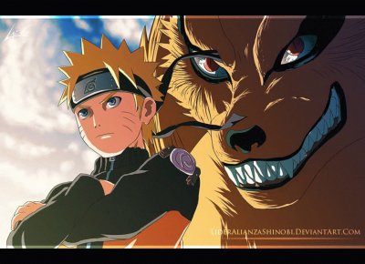 naruto and kyuubi