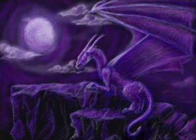 Purple Dragon-Art