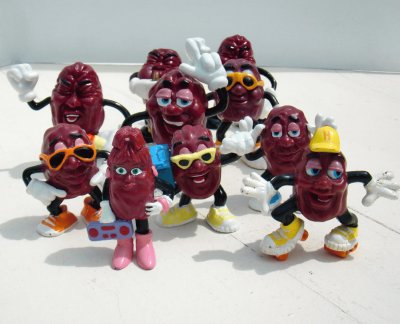 Vintage California Raisin Figurines