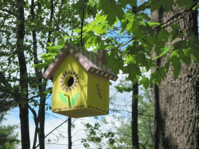 Yellow Birdhouse