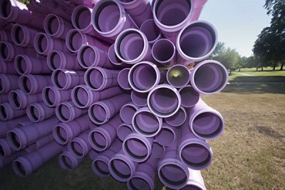 Purple Irrigation Pipes