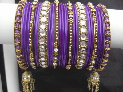 Dark Purple Bangles