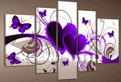 Hearts and Butterflies Art