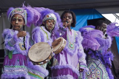 Mardi Gras Indian Performers