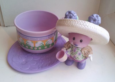 Vintage Violet Tea Bunny