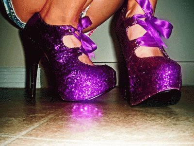 BIG Purple Shoes