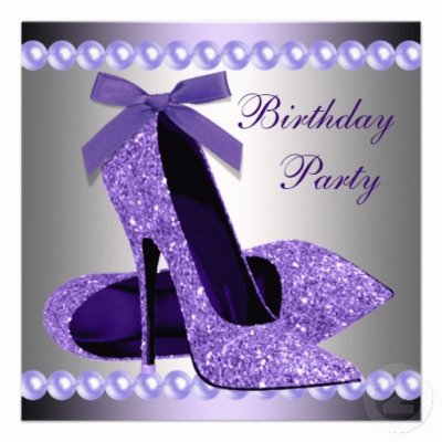 Glamorous Birthday Invitation