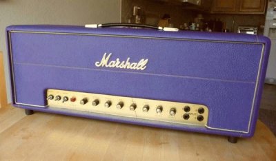 Purple Marshall Amplifier