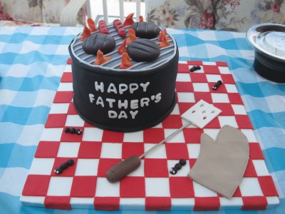 Fathers Day Grill Cake-How Clever!