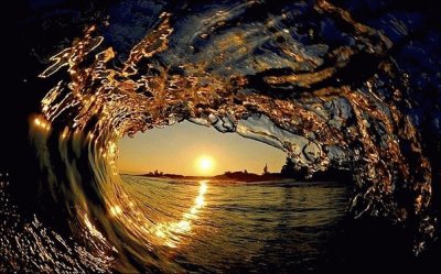 inside the wave