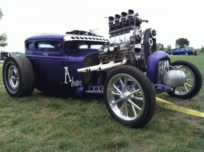 Purple People Eater Rat Rod