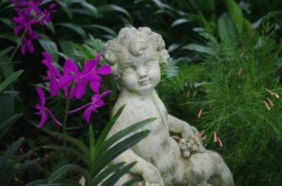 Angel Statue-Natural Orchid Garden-Singapore