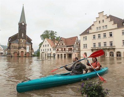 RÃ­o Elbe desbordaddo