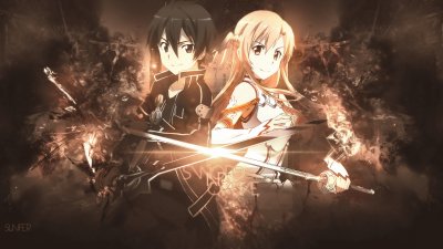 Kirito and  Asuna 1