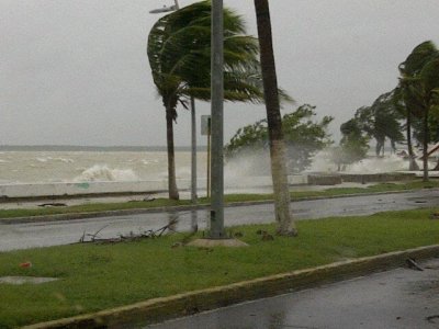 Ernesto en su paso por Chetumal, Q. Roo. MÃ©x.