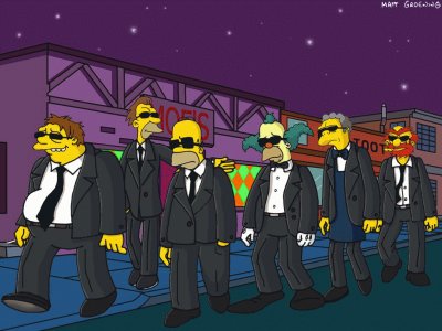 Simpsons de Negro