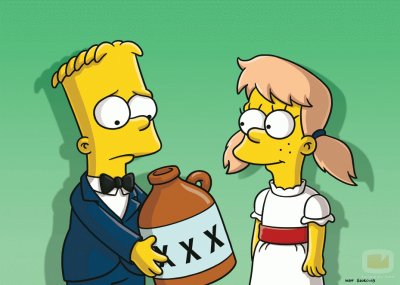 Bart y la hija de Cleto