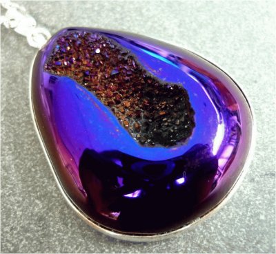 Royal Purple Aura Crystal