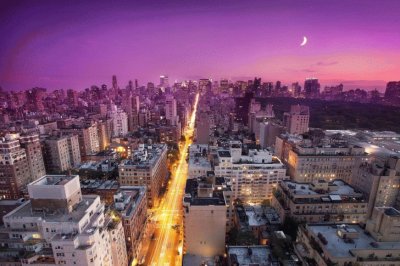 Purple Sky-New York City