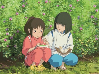 Chihiro and Haku 1