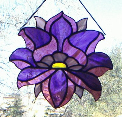 Chakra Third Eye Stained Glass