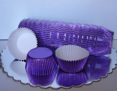 Purple Cupcake Liners