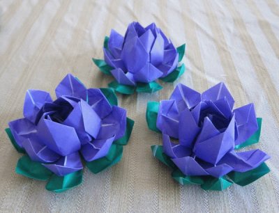 Origami Lotus Flowers