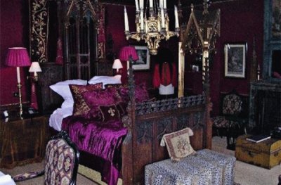 Gothic Purple Bedroom