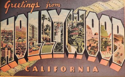 Vintage Hollywood Postcard