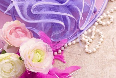 Purple Hat Roses and Pearls