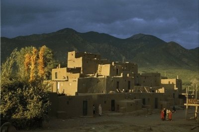 pueblo sunset