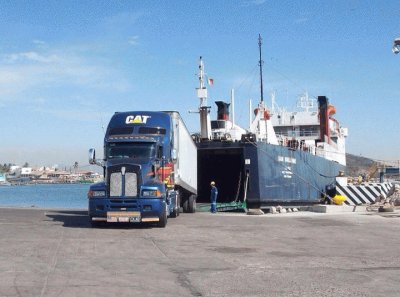 Entrando al ferry