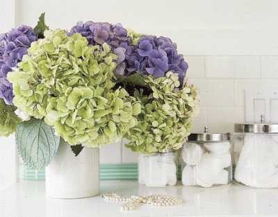 Bathroom Flower Arrangement