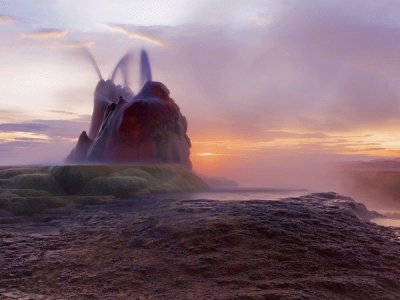 fly geyser nevada