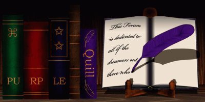 The Purple Quill-Add Your Own Thoughts