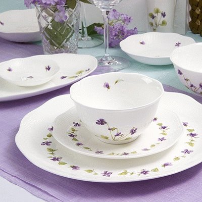 Violet Dinnerware