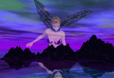 Deep Purple Fairy-Art