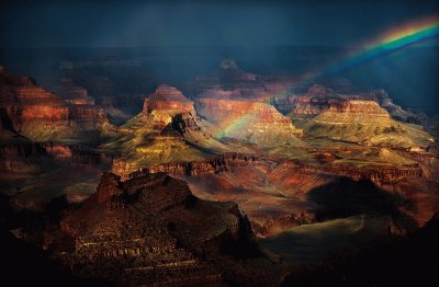 Grand Canyon rainbow