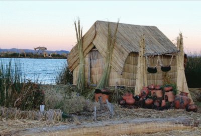 titicaca at dusk