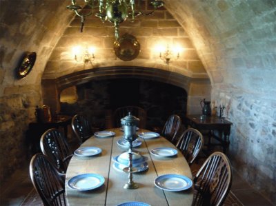 Lindisfarne Castle dining