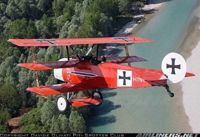 DR1 FOKKER (REPLICA) TRIPLANO DEL BARON ROJO