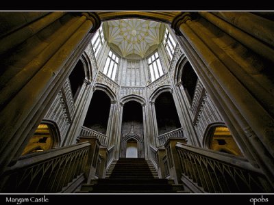 Margam Castle stair