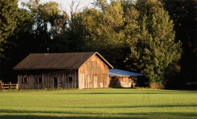 Brown farmhouse