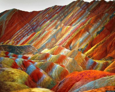 China Rainbow Mountains