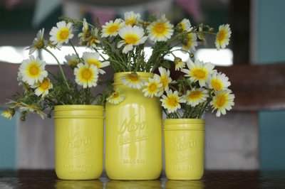 mason jar vases