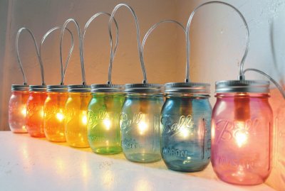 mason jar party lights