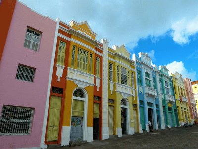 colorful houses