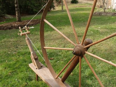 antique spinning wheel